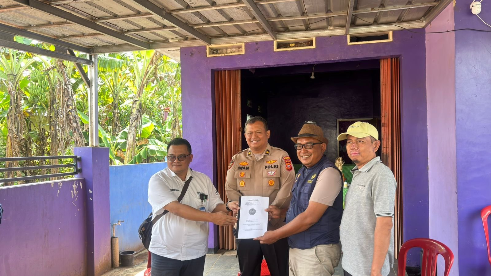 Kabag SDM Polres Subang Bersama BRI Cabang Subang Sosialisasikan KUR untuk Petani Jagung Binaan
