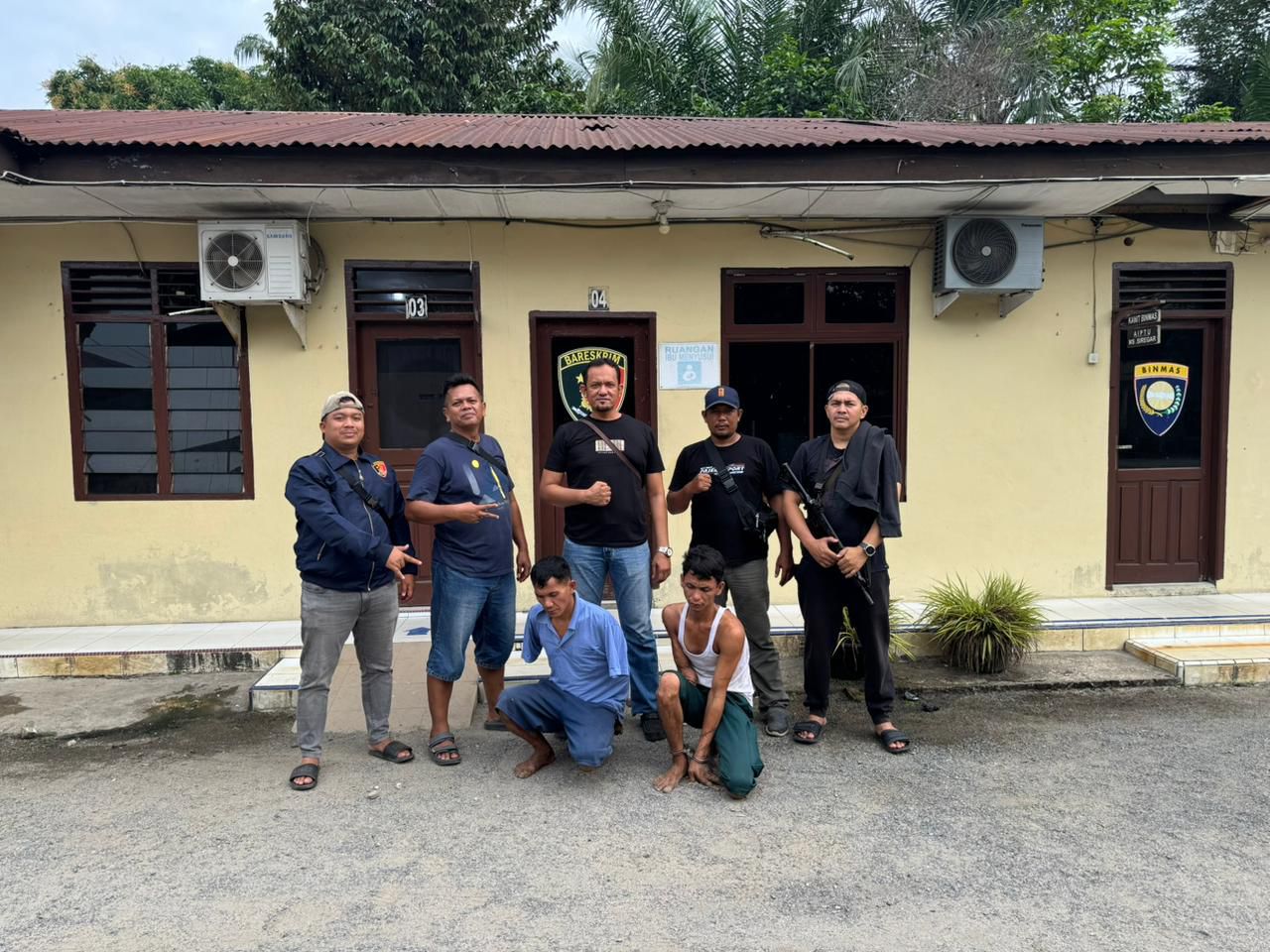 Polsek Pulau Raja Ungkap Kasus Pencurian Sawit, Pelaku Ditangkap Sembunyi di Lemari